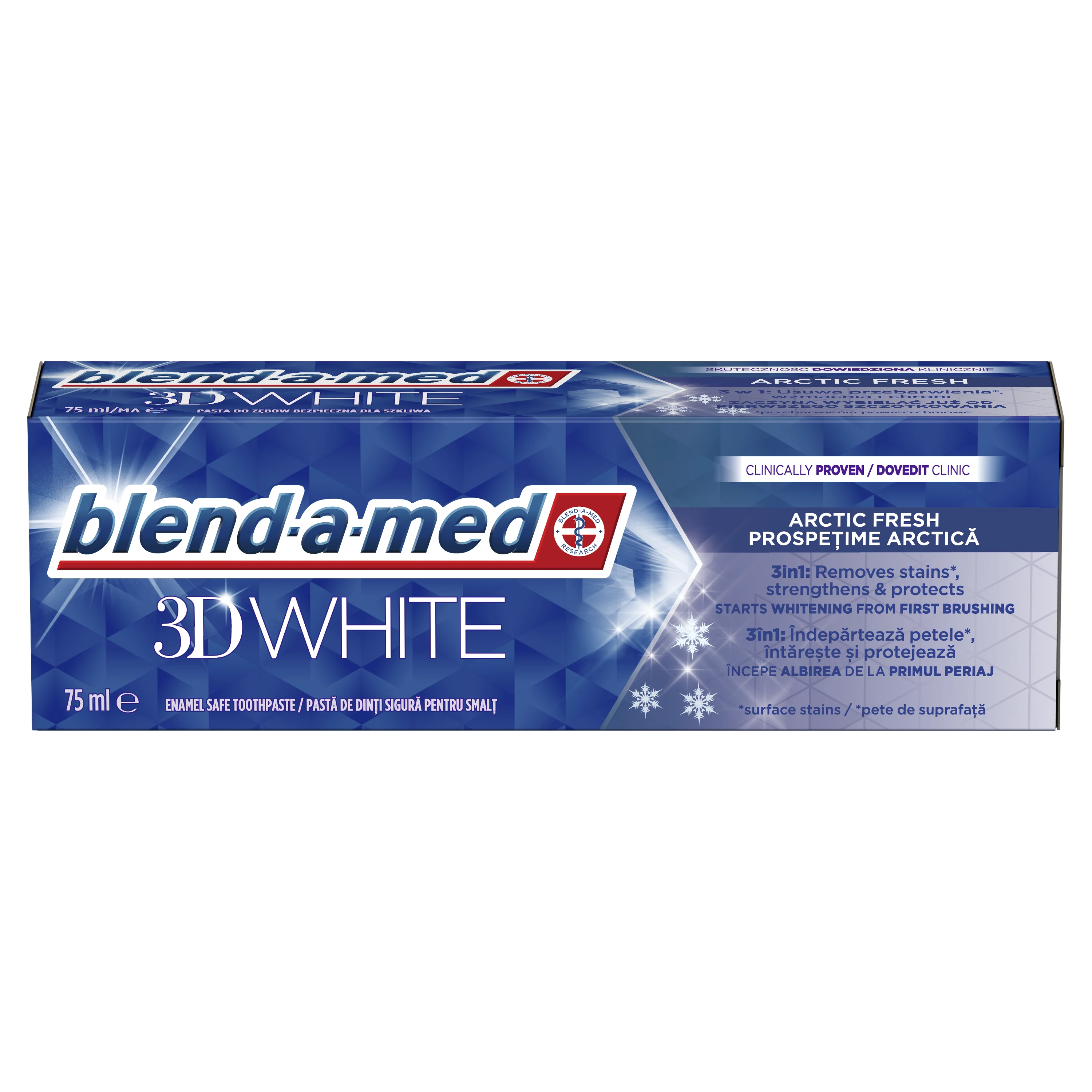 Blend-a-med 3D White Arctic Fresh Fogkrém 