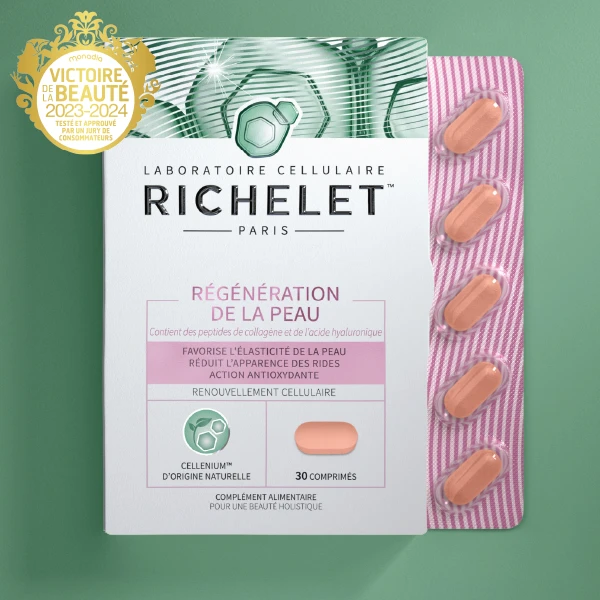RICHELET® Régénération de la Peau - 30 comprimés (1-3/jour)