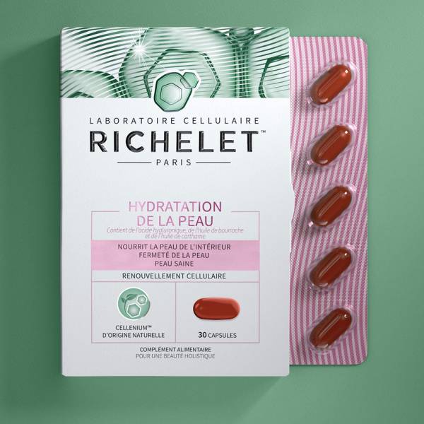RICHELET® Skin Moisture food supplement - 30 capsules (1-3/day)