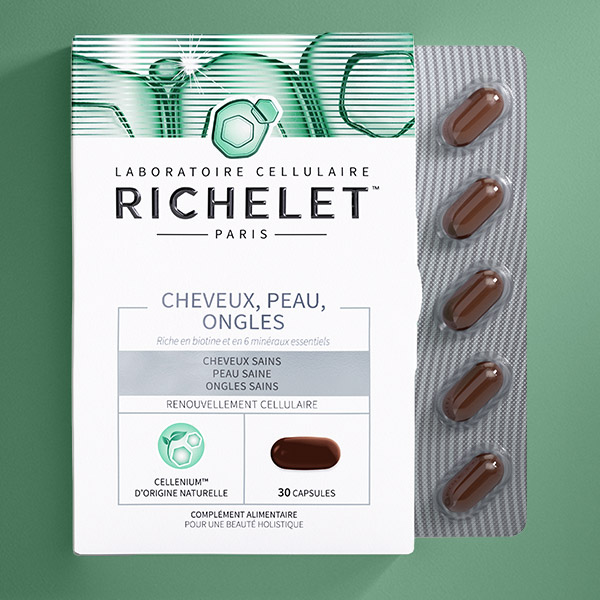 RICHELET® Hair, Skin, Nails food supplement - 30 capsules (1/day)
