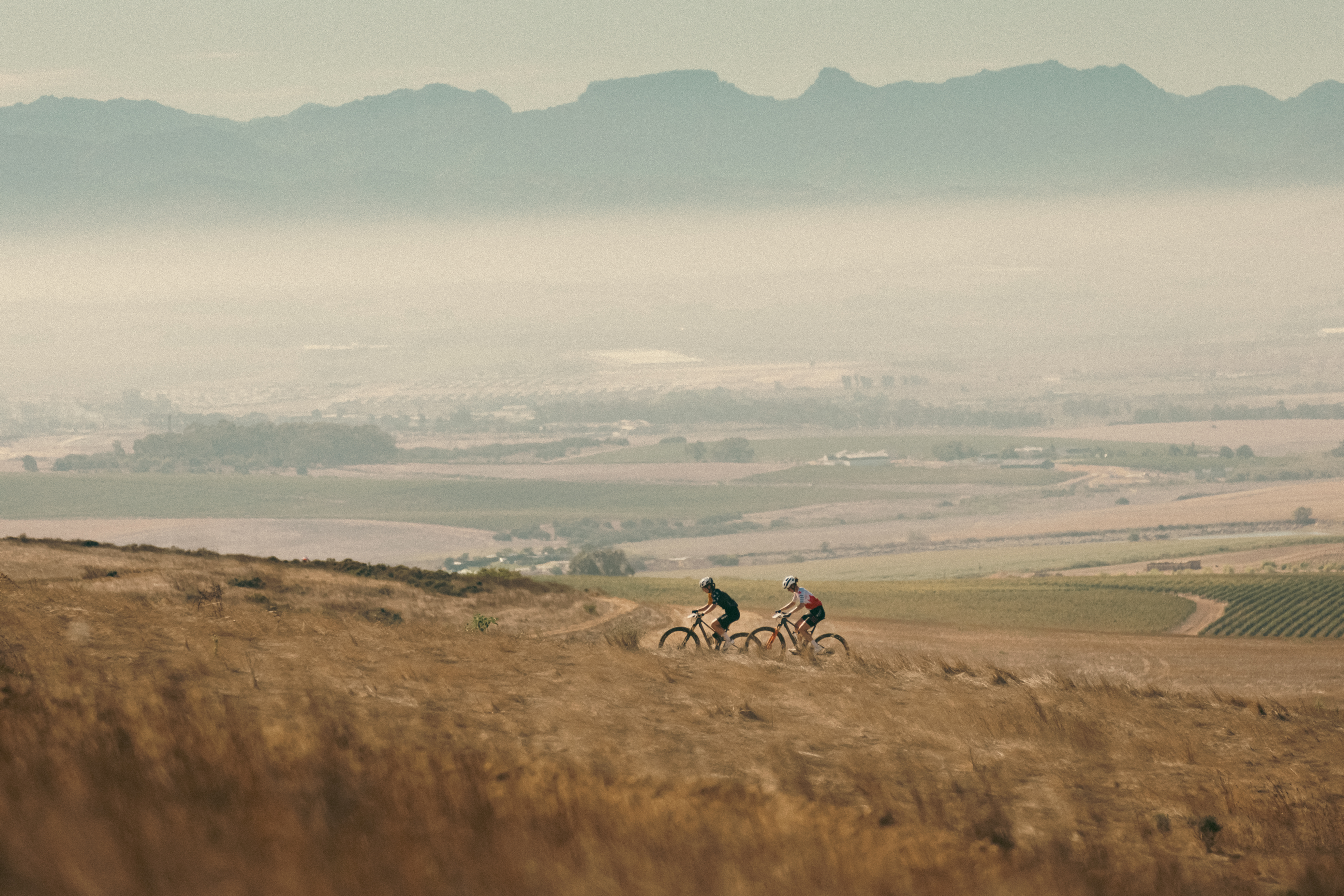 Haley Hunter Smith & Hayley Preen - Cape Epic 2026 Recap - Riding against South African mountain range backdrop
