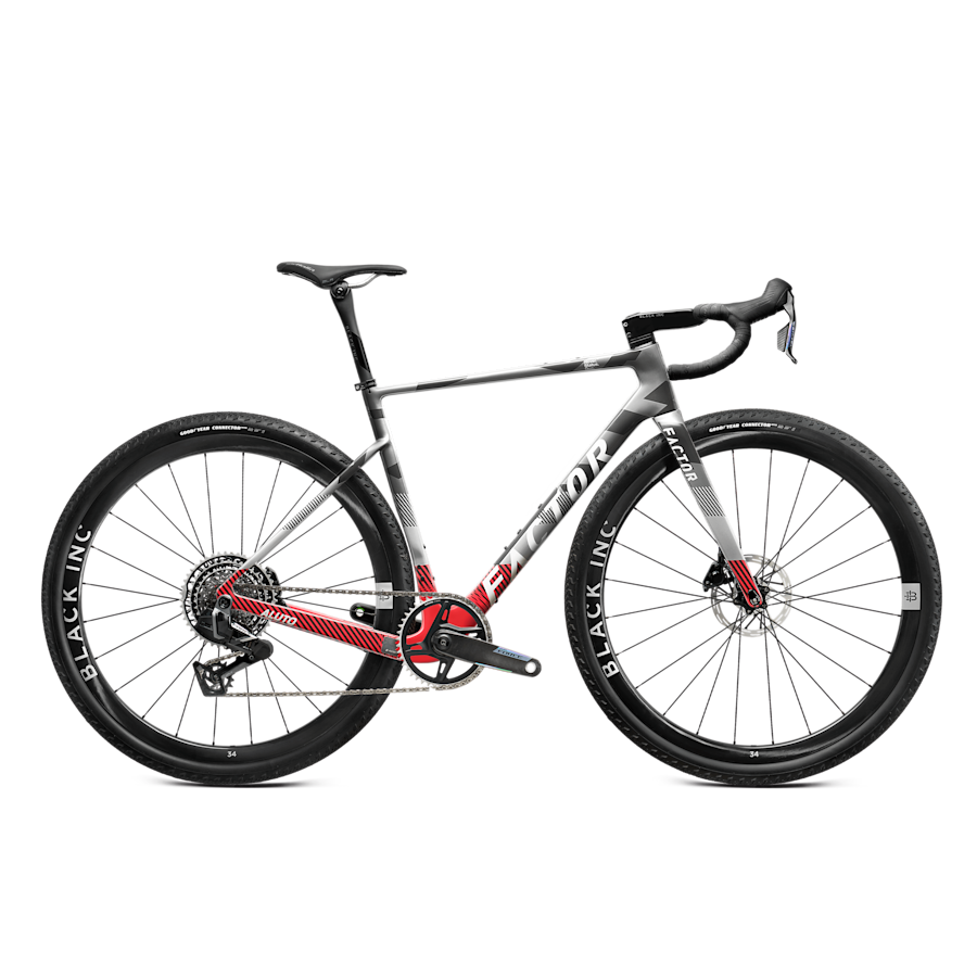 Factor ALUTO gravel bike in Quattro Grey
