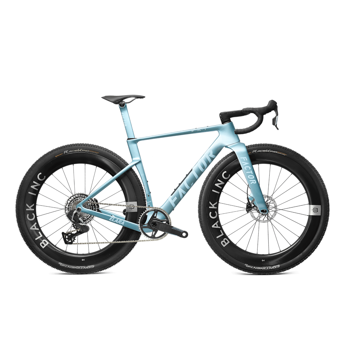 Factor ELARA gravel bike in Virescent Blue