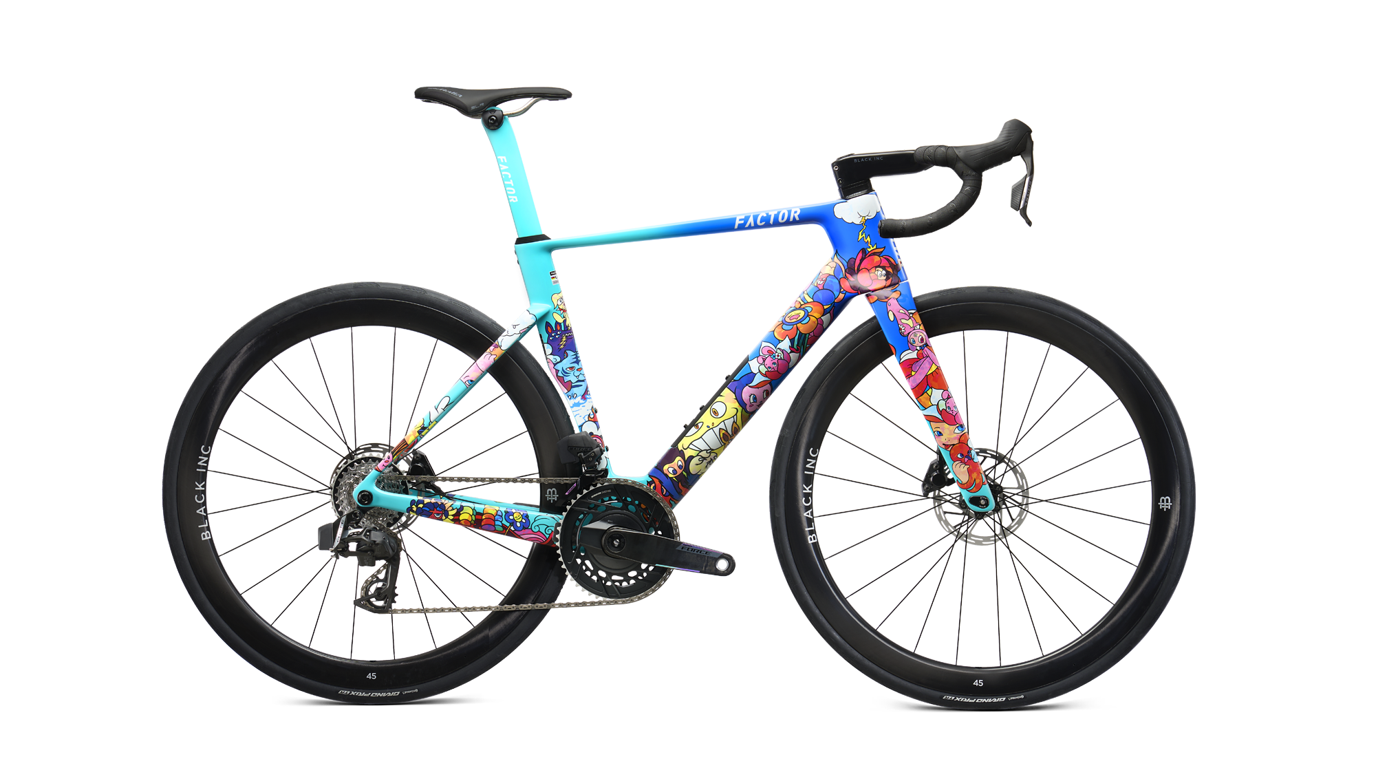 Drivetrain side view of the MONZA VEXX Edition against a white background.