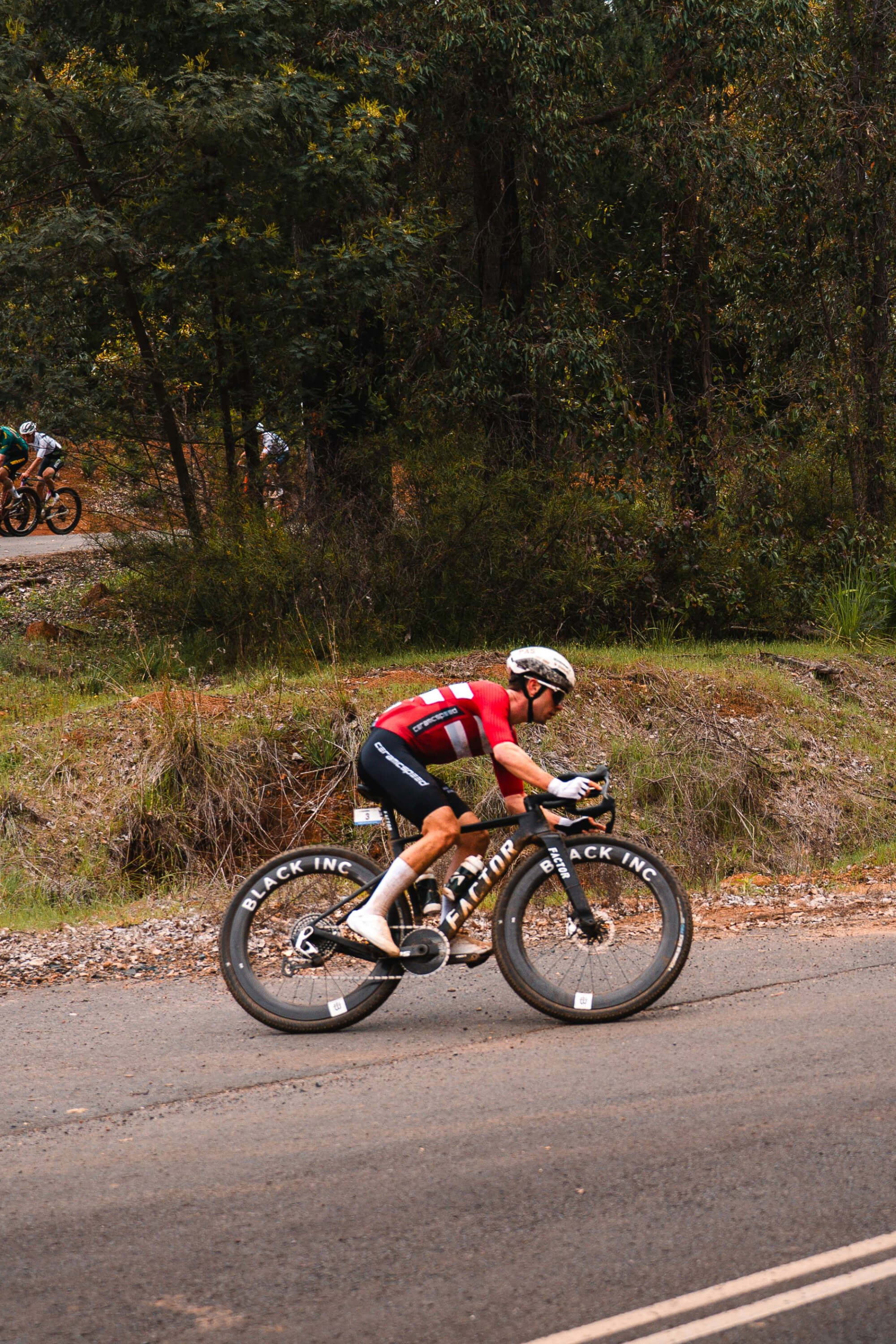 Magnus Bak riding the ELARA during UCI Gravel Worlds 2026