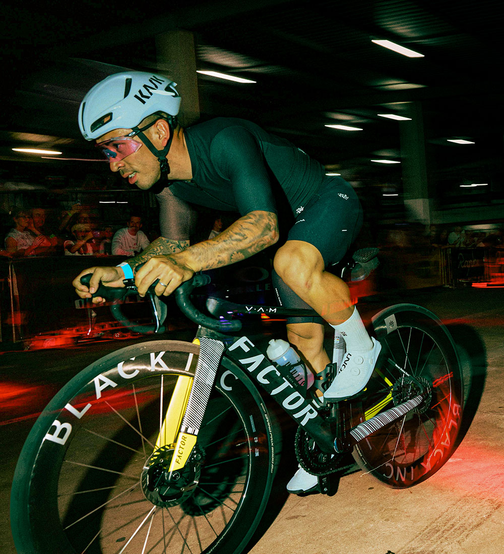 Caleb Ewan riding his Factor OSTRO VAM in Melbourne