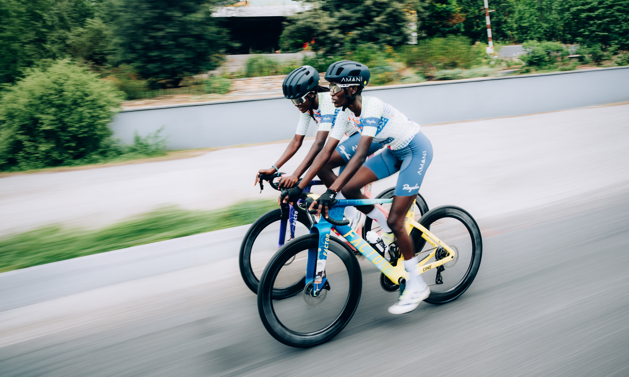 blog-team Amani-ngeBob makes a splash at the Tour de France Femmes avec Zwift