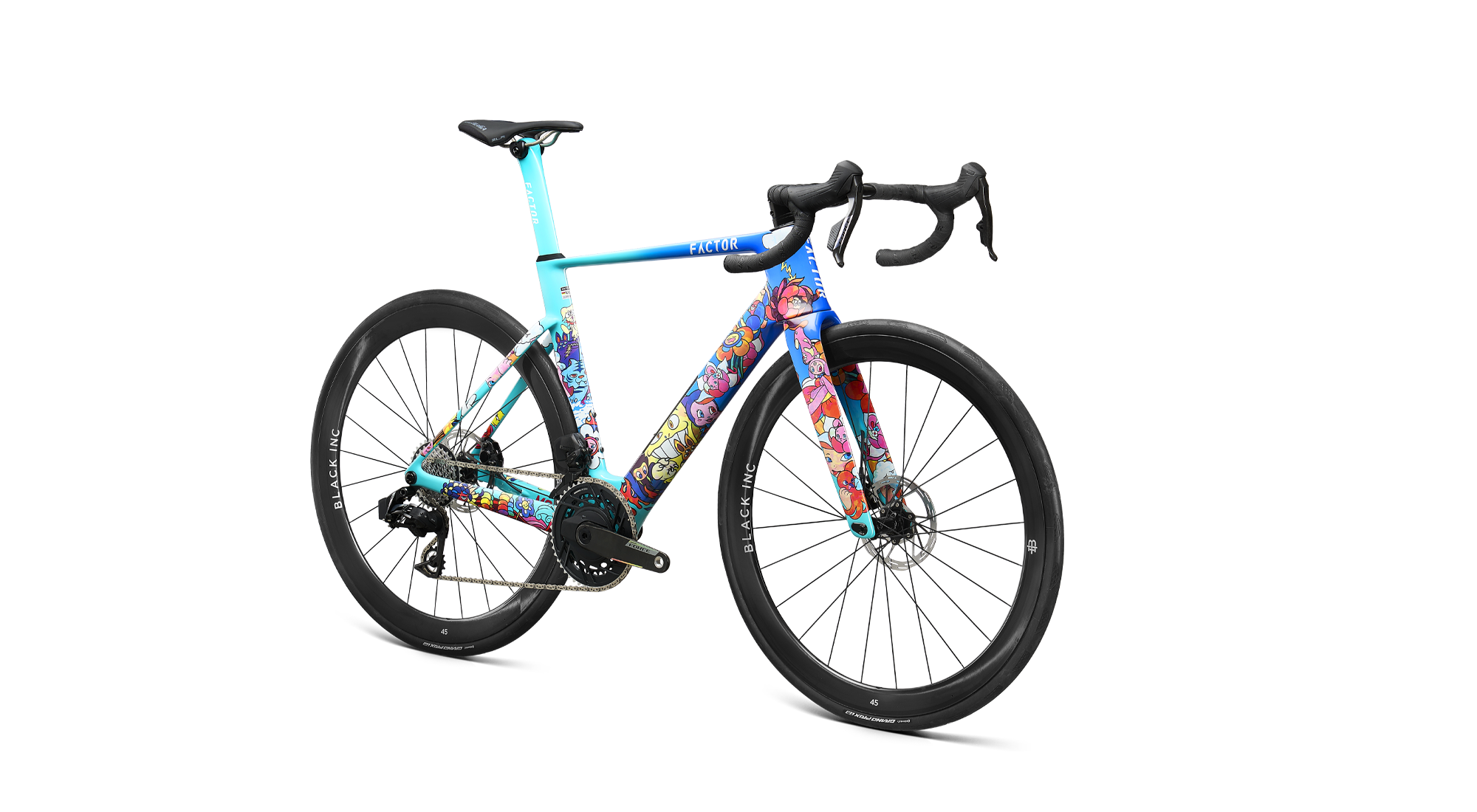 MONZA VEXX Edition drivetrain side angled forward on a white background.