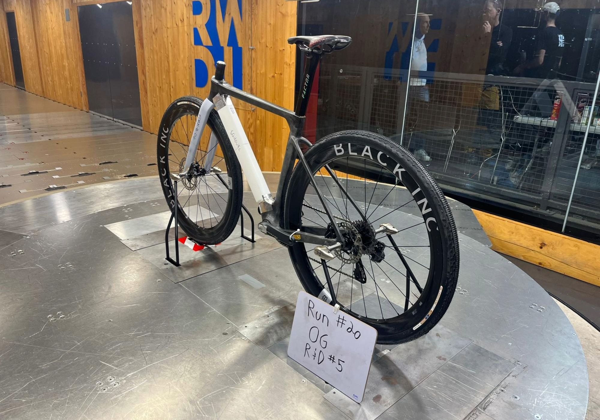 ELARA testing in the wind tunnel with downtube option number 20