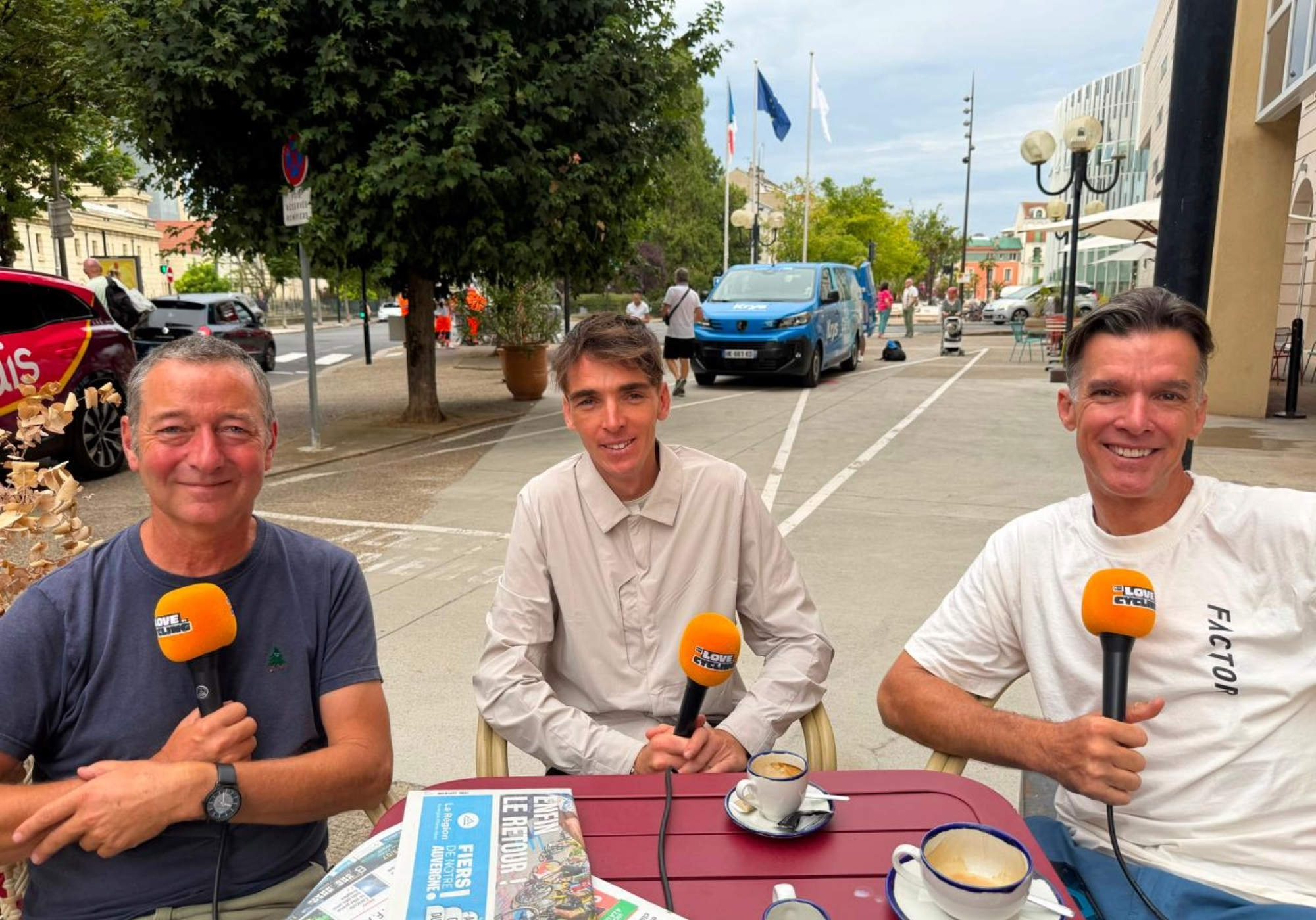 David on the TDF - podcast with Romain