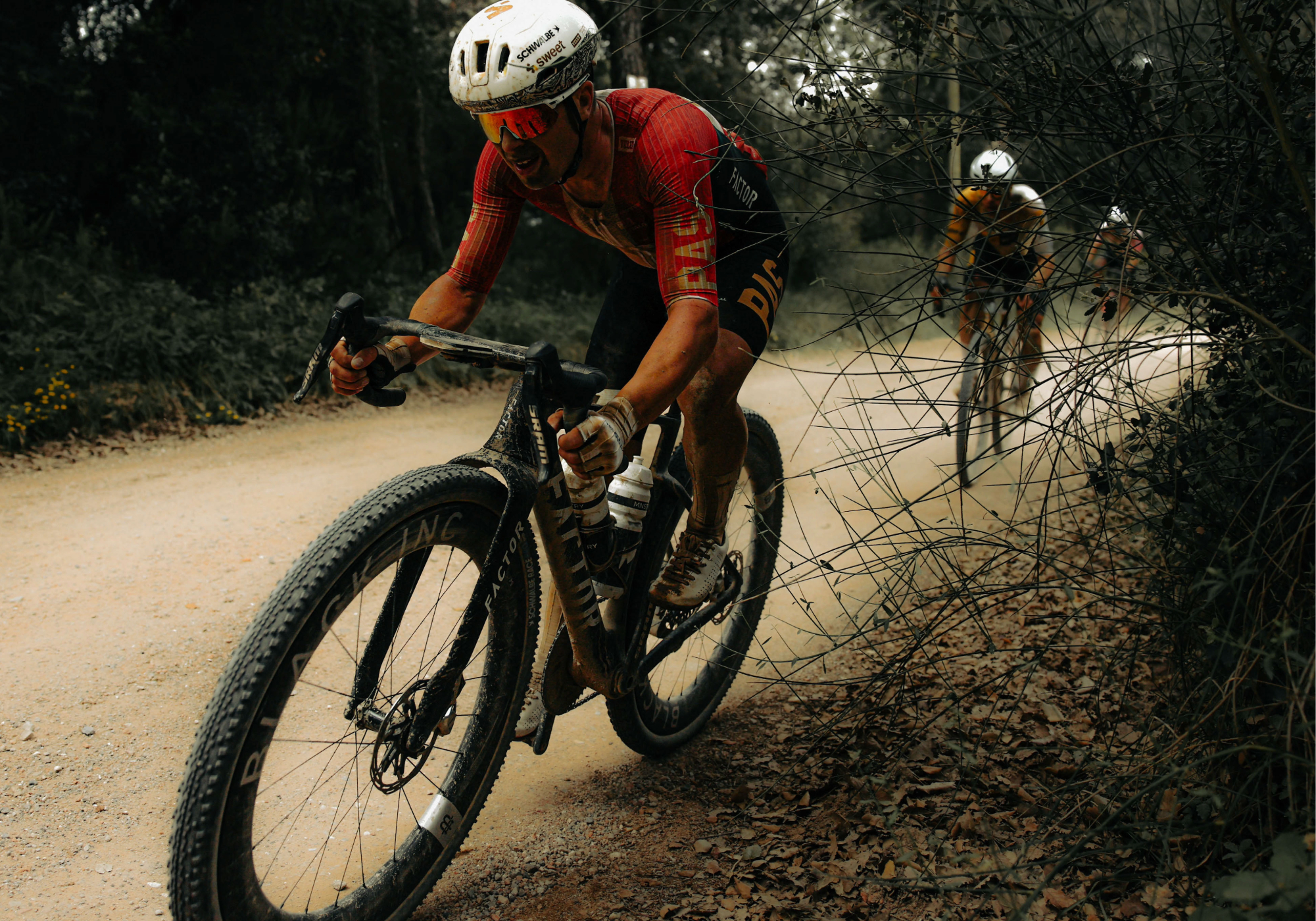 Magnus Bak riding the ELARA prototype at Traka 2026