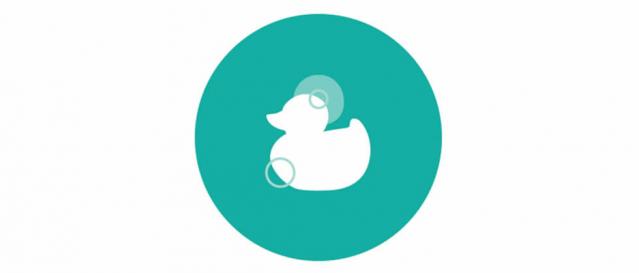 newborn bath duck icon