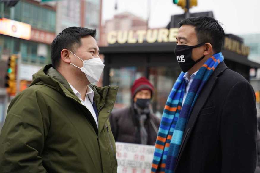 Ron Kim endorses Andrew Yang for Mayor of New York City