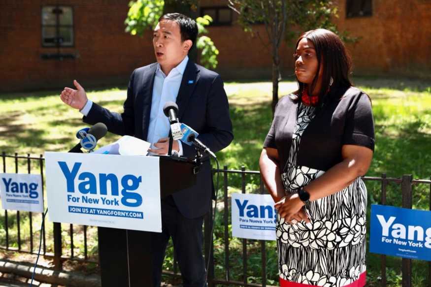 Andrew Yang and Vanessa Gibson 5/27/21