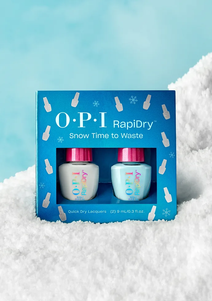 OPI RapiDry™ Holiday Gift: Winter's Coolest Duo Pack OPI RapiDry™ Holiday Gift: Winter's Coolest Duo Pack