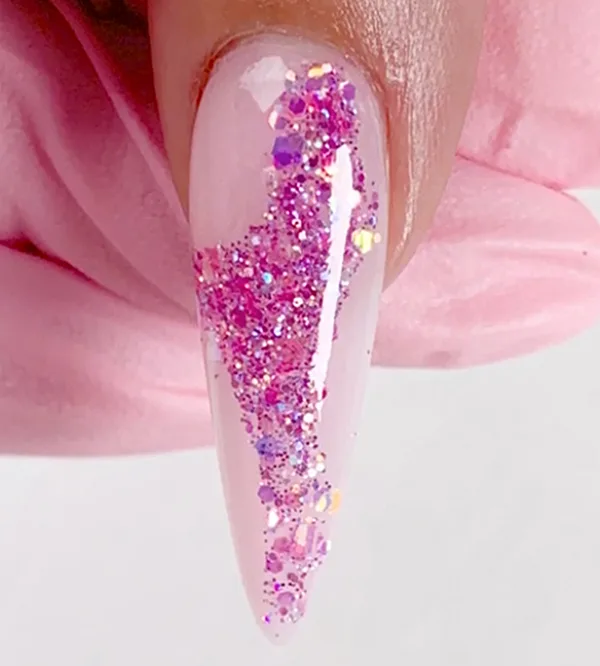 Supernova Glitz Powder Perfection Galaxy Encapsulation Nail Art