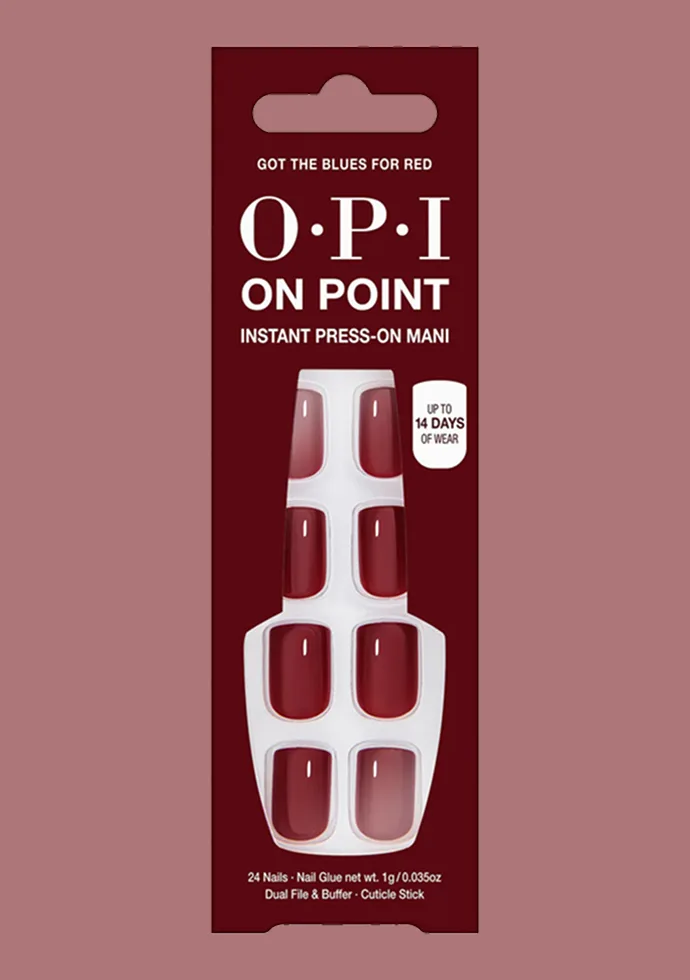 Got the Blues for Red Fall Red Press-on Nails Got the Blues for Red Fall Red Press-on Nails