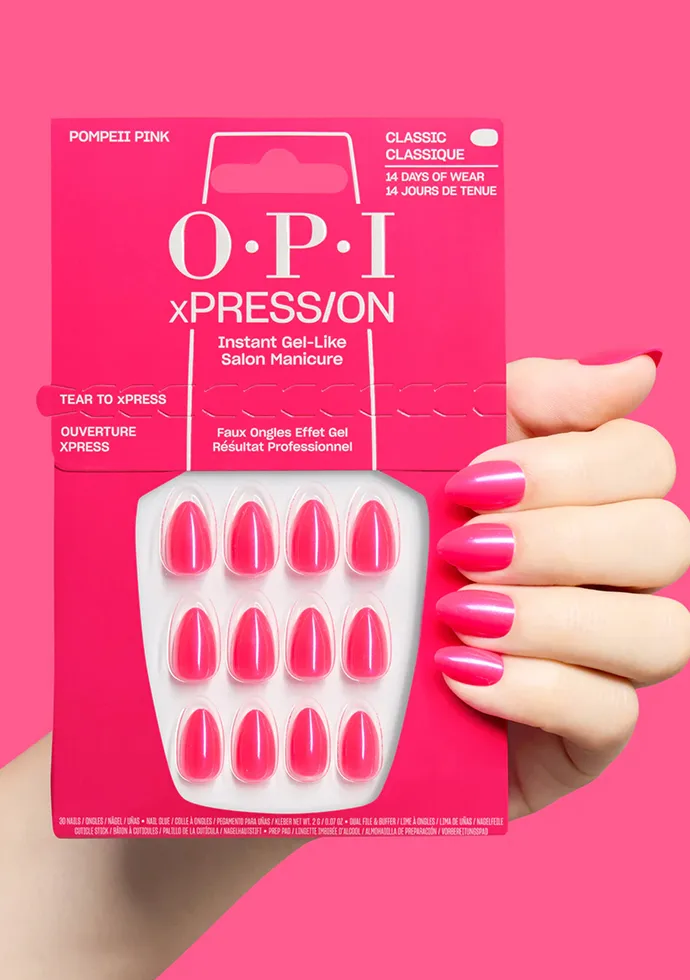 Pompeii Pink: Short Almond Shape Hot Pink Press-on Nails Pompeii Pink: Short Almond Shape Hot Pink Press-on Nails