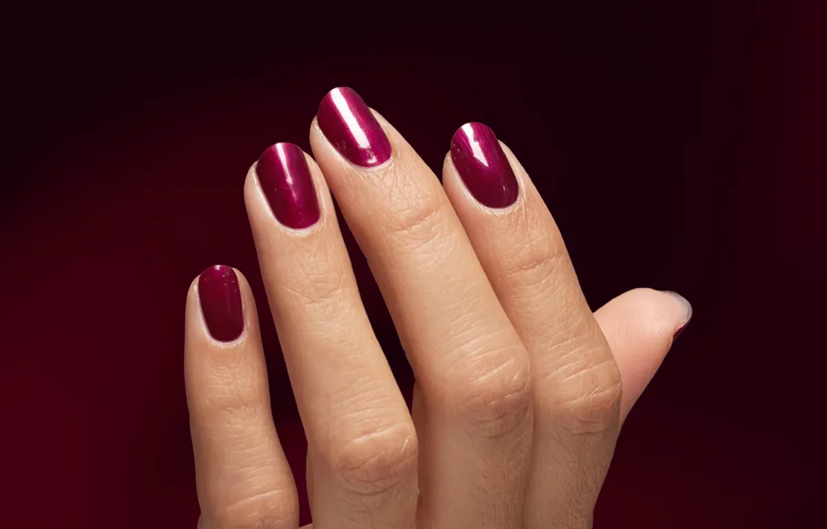 princess polly baby blue dress 14 Best Nail Colors That Go With a Maroon & Burgundy Dress – Beauty by  Margarida main image 1