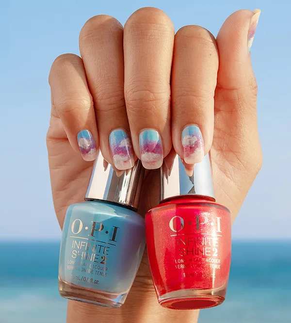 Pacific Coastal Skyway Summer Nail Art Look