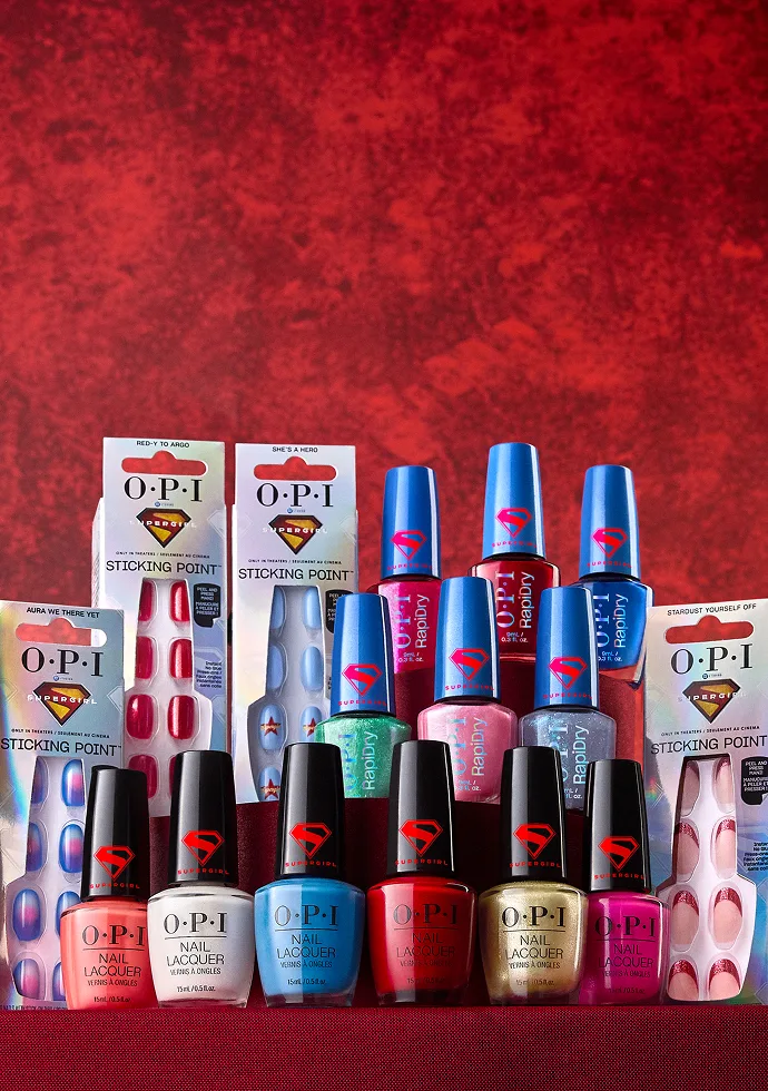 OPI X SUPERGIRL Your Nails Are Your Superpower OPI X SUPERGIRL Your Nails Are Your Superpower