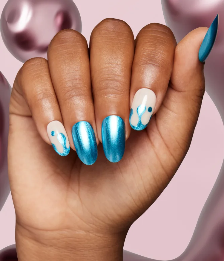 MilleniYUM Drip DIY Nail Art Look