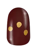 Goodie As Gold Coins Gold Drip Holiday Nail Art Look