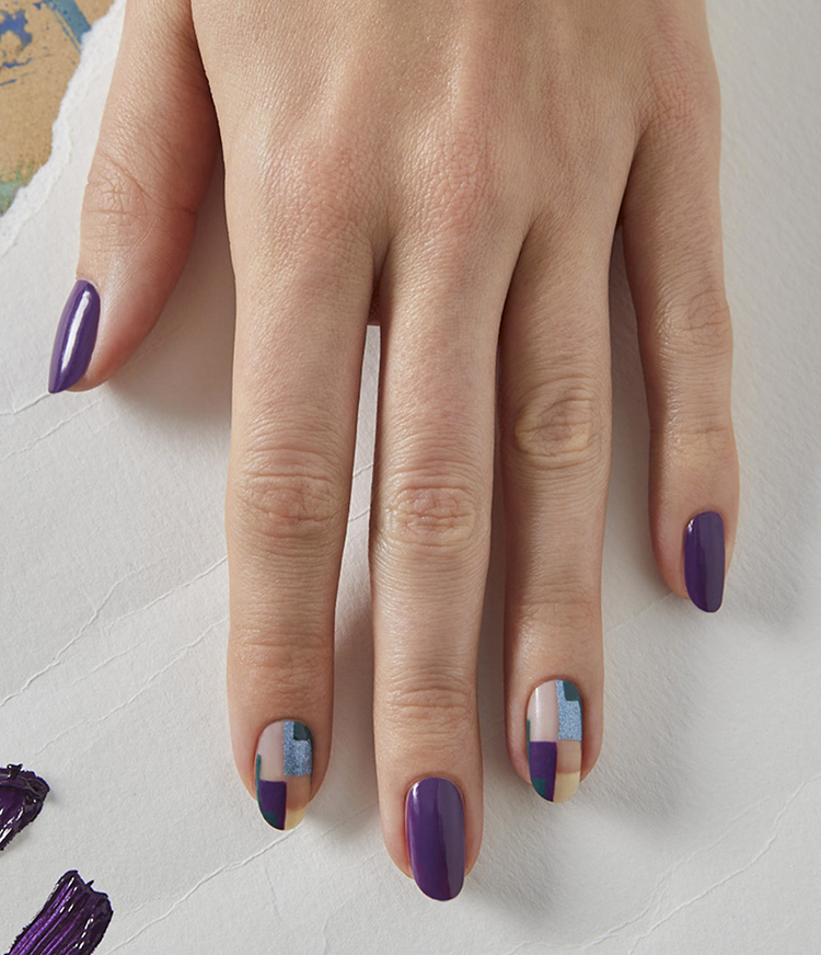 On My Colorblock DTLA DIY Nail Art | OPI