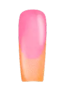 Pick up a bead of Queens Rule. Apply it to the free edge of the nail and sculpt into a French smile line Pick up a bead of Queens Rule. Apply it to the free edge of the nail and sculpt into a French smile line