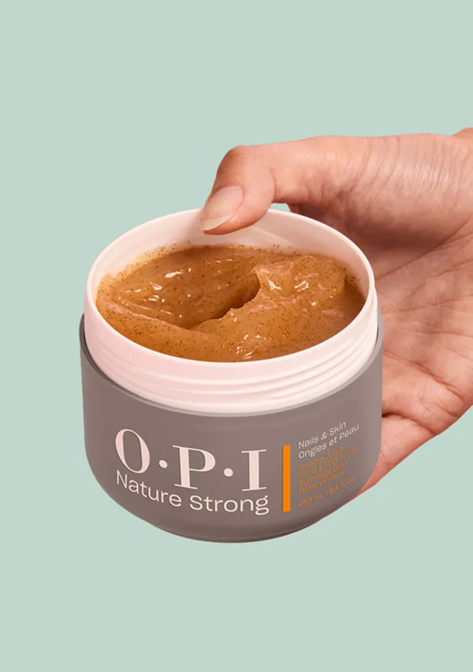 Use Smooth It Out Hand and Foot Scrub to slough away any dry areas