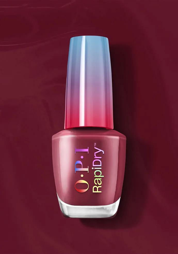 So Berry Quick: A rich berry nail polish that dries quick, fast, and in a flurry