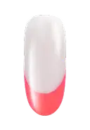 Immediately dip the tip of the nail into the tray at a 45° angle to create a french smile line