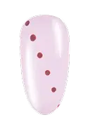With a dotting tool and You Don’t Know Suzi, apply a diagonal sequence of dots at the center of the nail