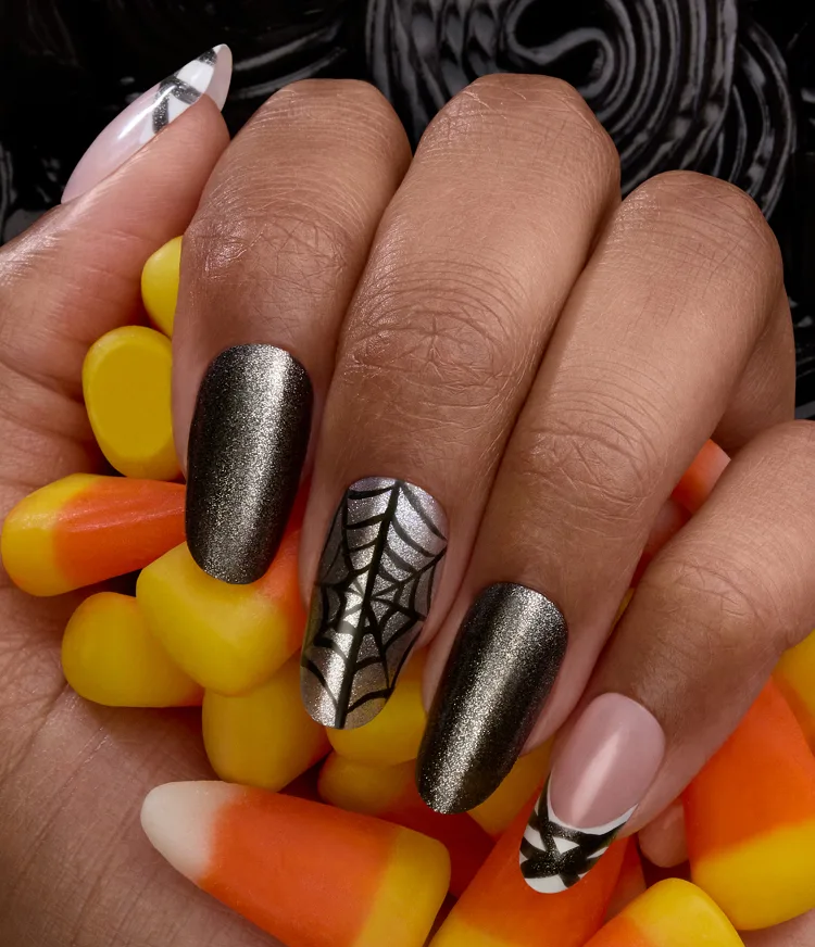 All Wrapped Up Halloween Nail Art Look
