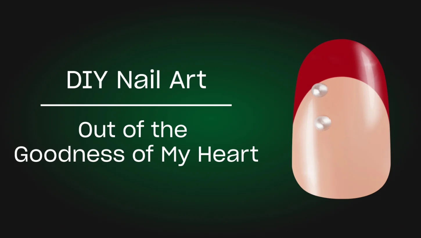 Out of the Goodness of My Heart Red French Tip Holiday Nail Art