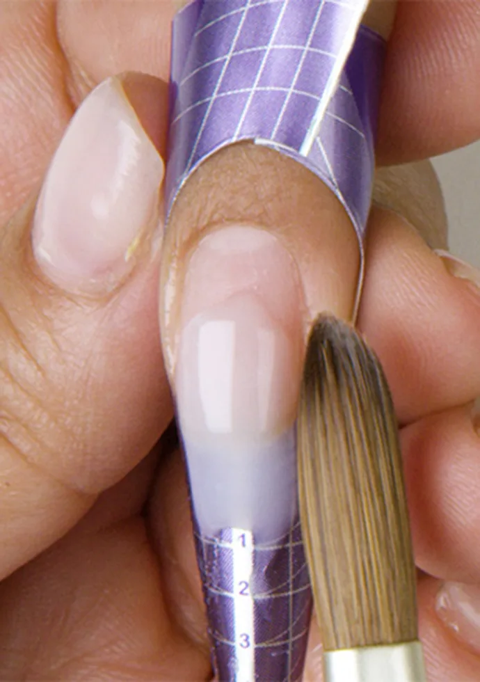 What are the benefits of acrylic nails and the OPI Absolute Acrylic system?
