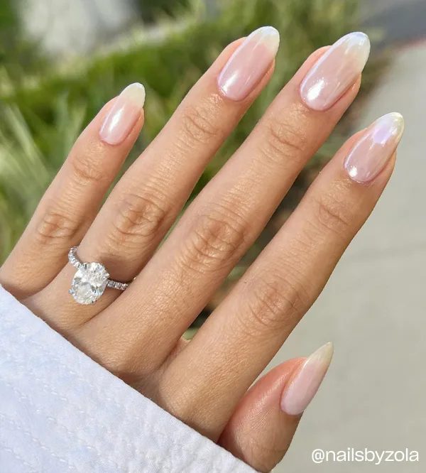 Zola Ganzorig created the viral glazed-donut nails for the Met Gala using OPI GelColor.