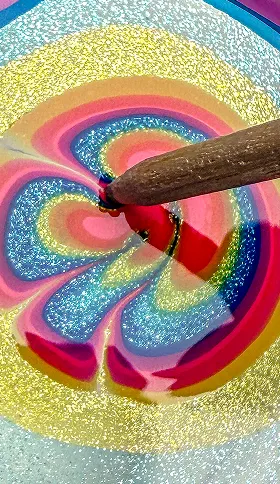 Tropi-cool Wave Tie-Dye Summer Nail Art Look Step 2