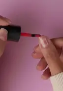 COLOR - SEAL: Drain excess product from the brush, then paint the edge of each nail