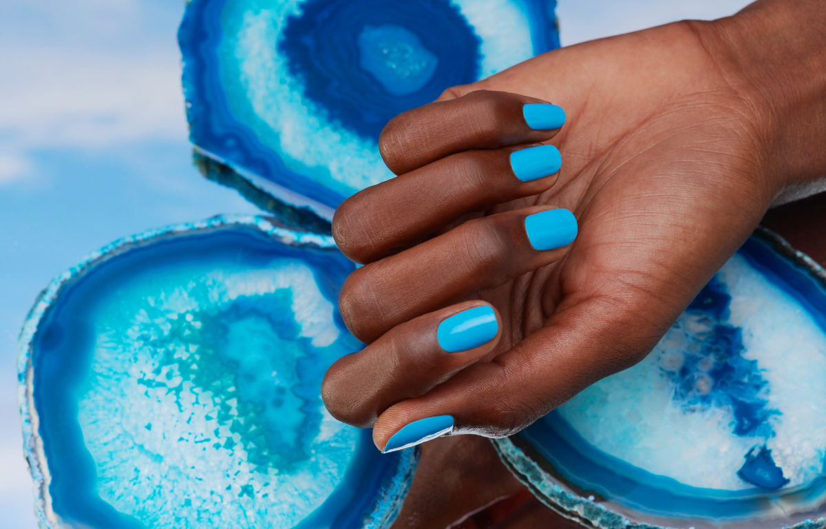 Details 74+ blue nail paint shades super hot