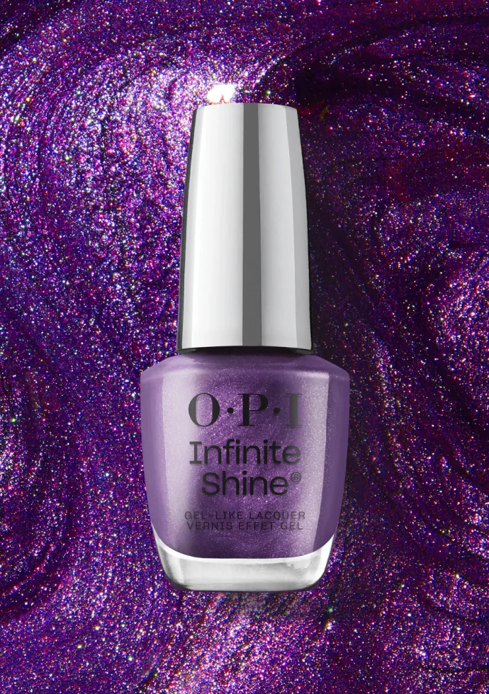 Purple Shimmer Nail Polish: Purple Reign Long-lasting Nail Polish