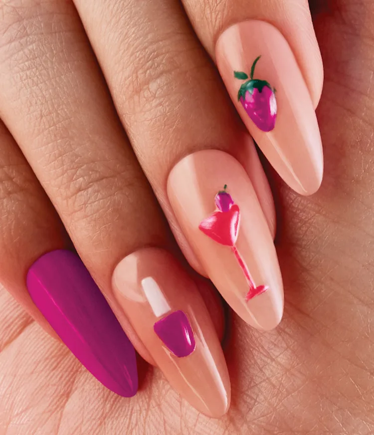 OPI Cosmo Crush Spring '26 Collection Nail Art