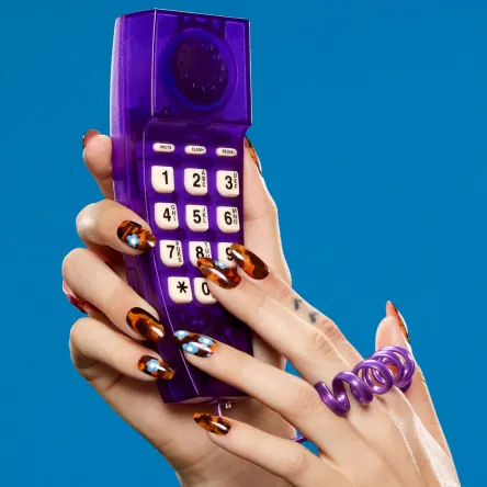  Chee-duh Print DIY Fall Nail Art