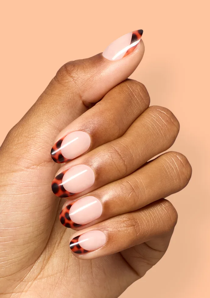 Tortoiseshell Press-on Nails: Tortie Tips
