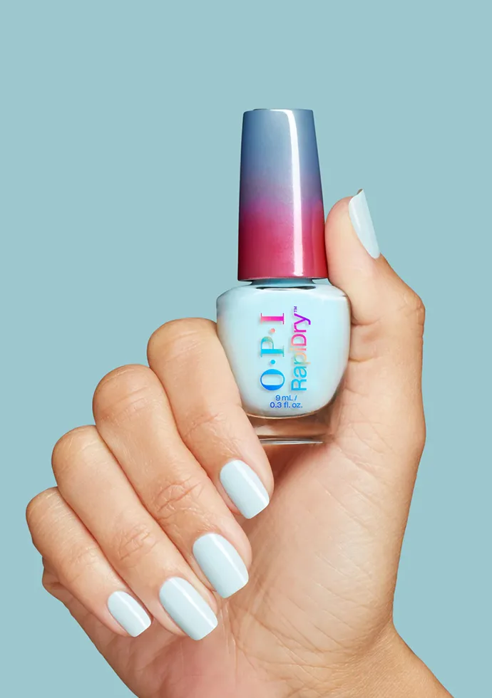 Light Blue Nail Polish: Baby Blue Me Away Light Blue Quick-dry Nail Polish