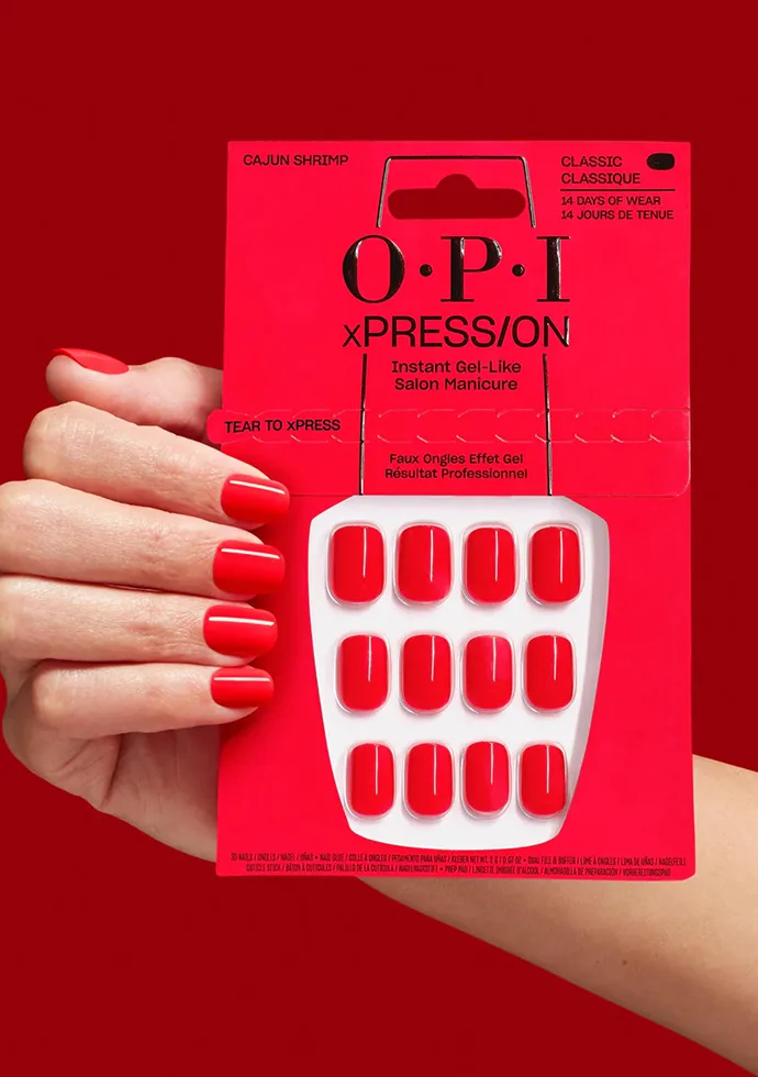 Coral Red - Cajun Shrimp® Coral Press-on Nails