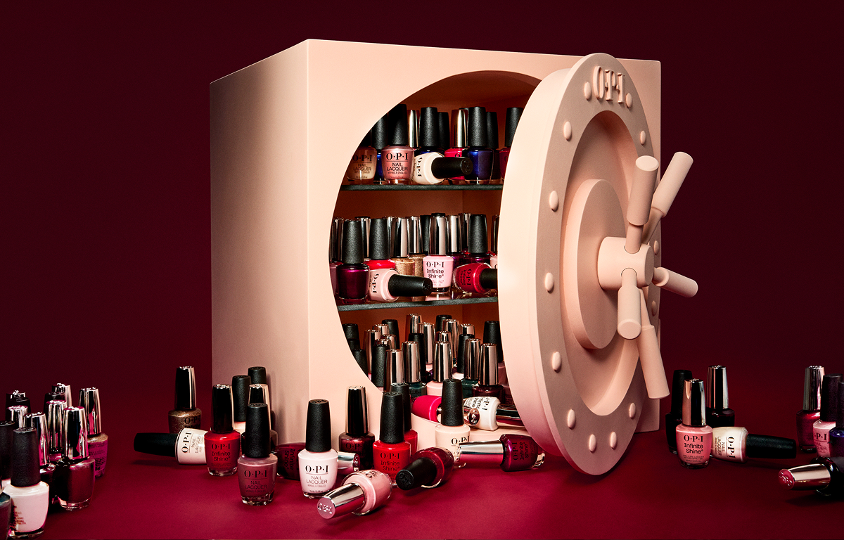 OPI nail polish vault filled with classic shades from the Most Requested Fall 2026 collection