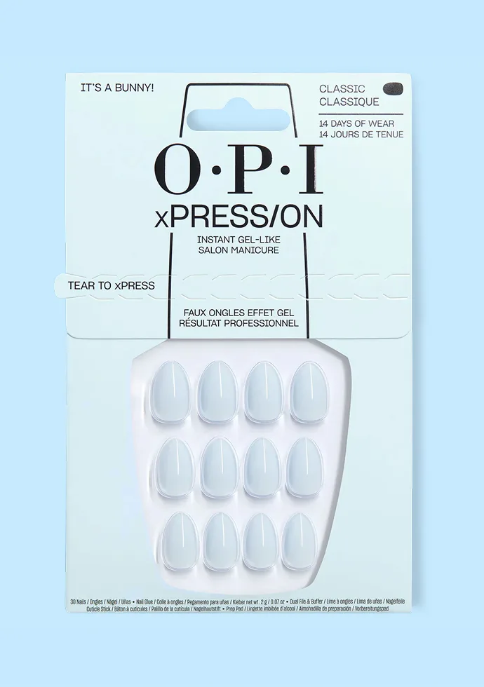 Baby Blue Press-on Nails: It’s a Bunny!