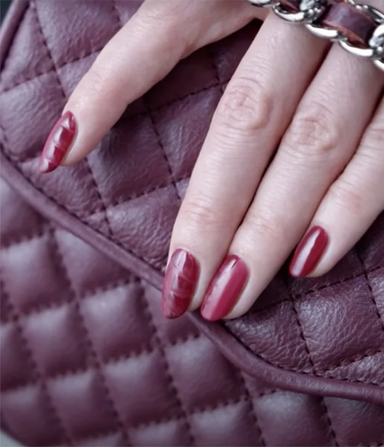 Cherry Blossoms Fall Nail Art Look