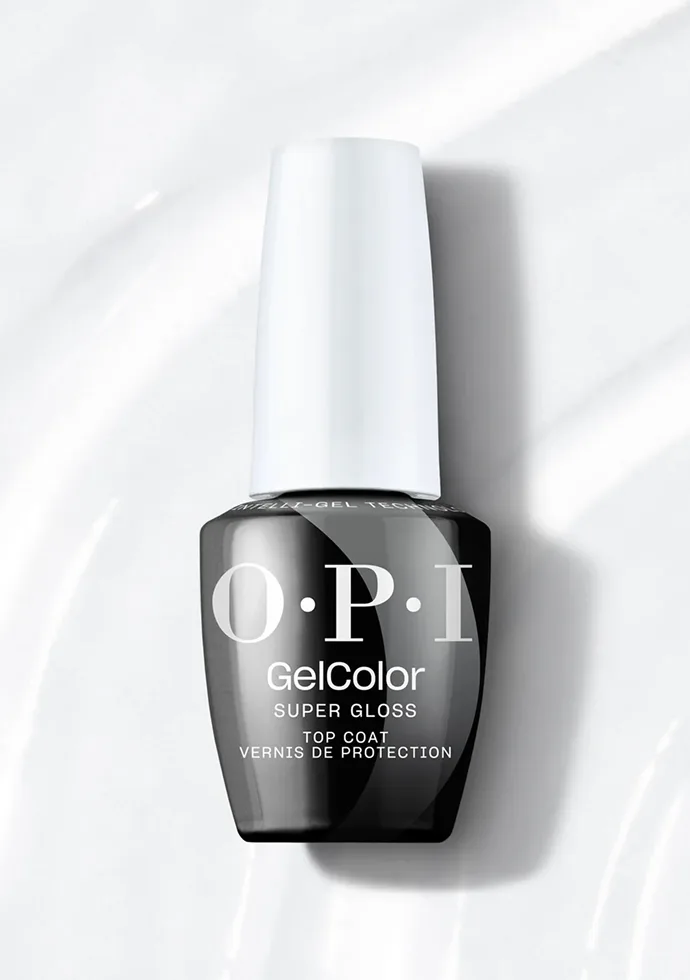 Shake GelColor Super Gloss Top Coat vigorously for 1 minute